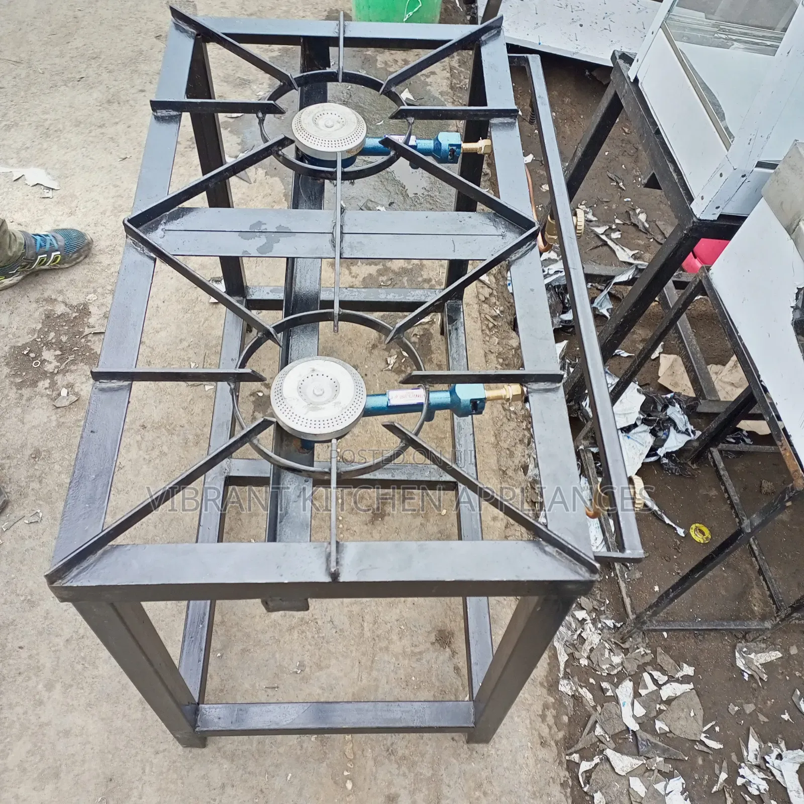 Two Burner Mild Steel Cooker