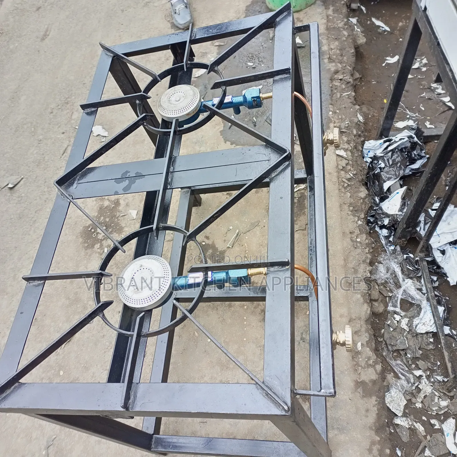 Two Burner Mild Steel Cooker