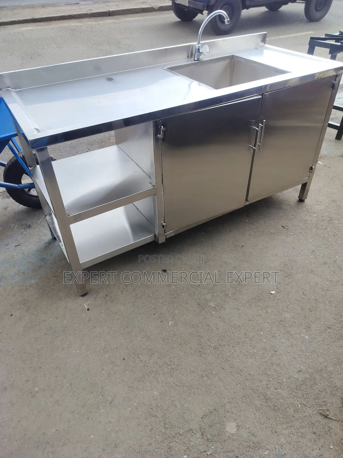 Combined Sink and Cabinet