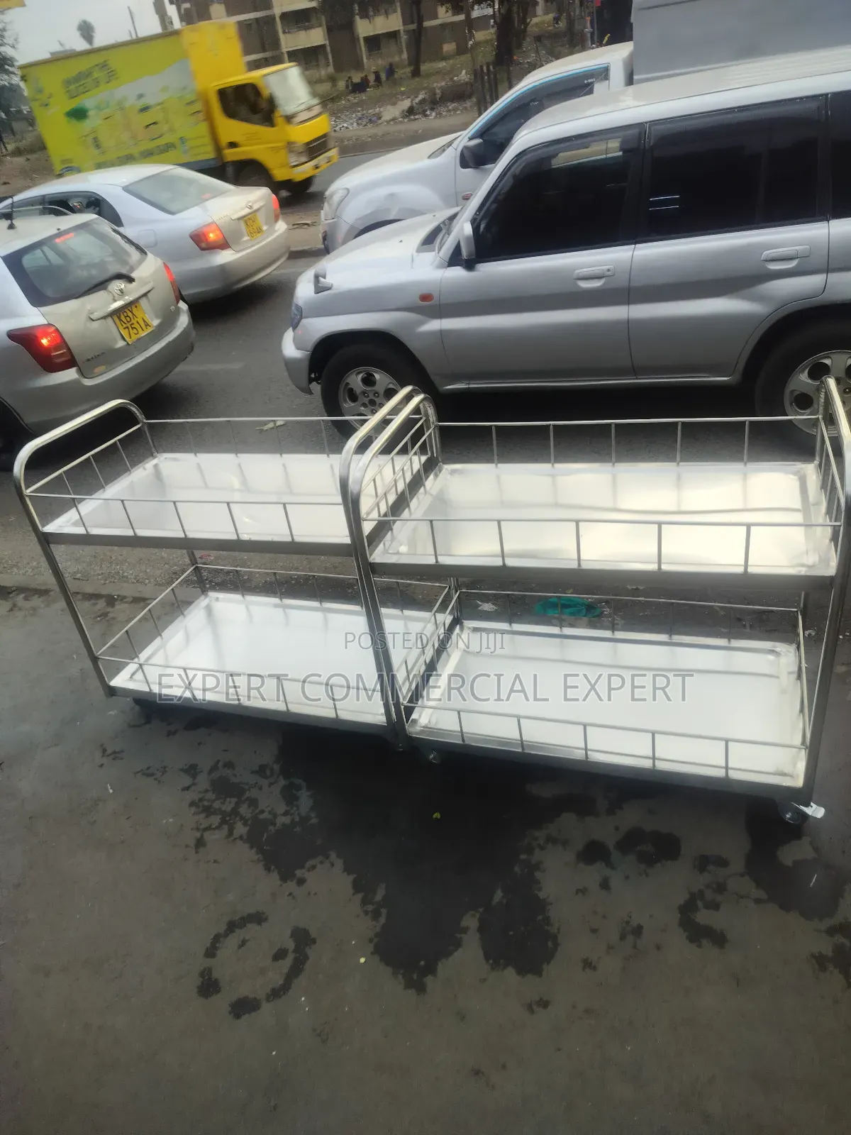 Two Tier Serving Trolley