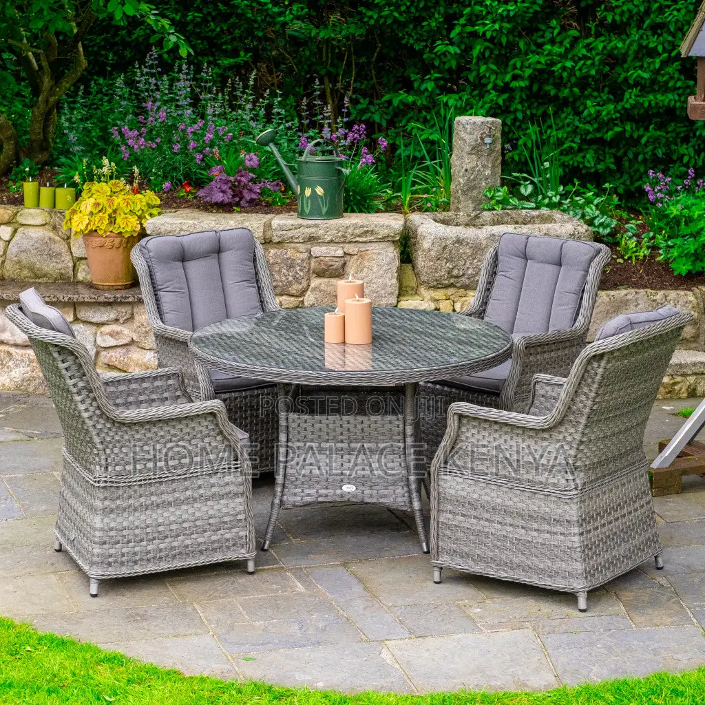 Outdoor Set; Premium Rattan 4-Person Outdoor Furniture Set