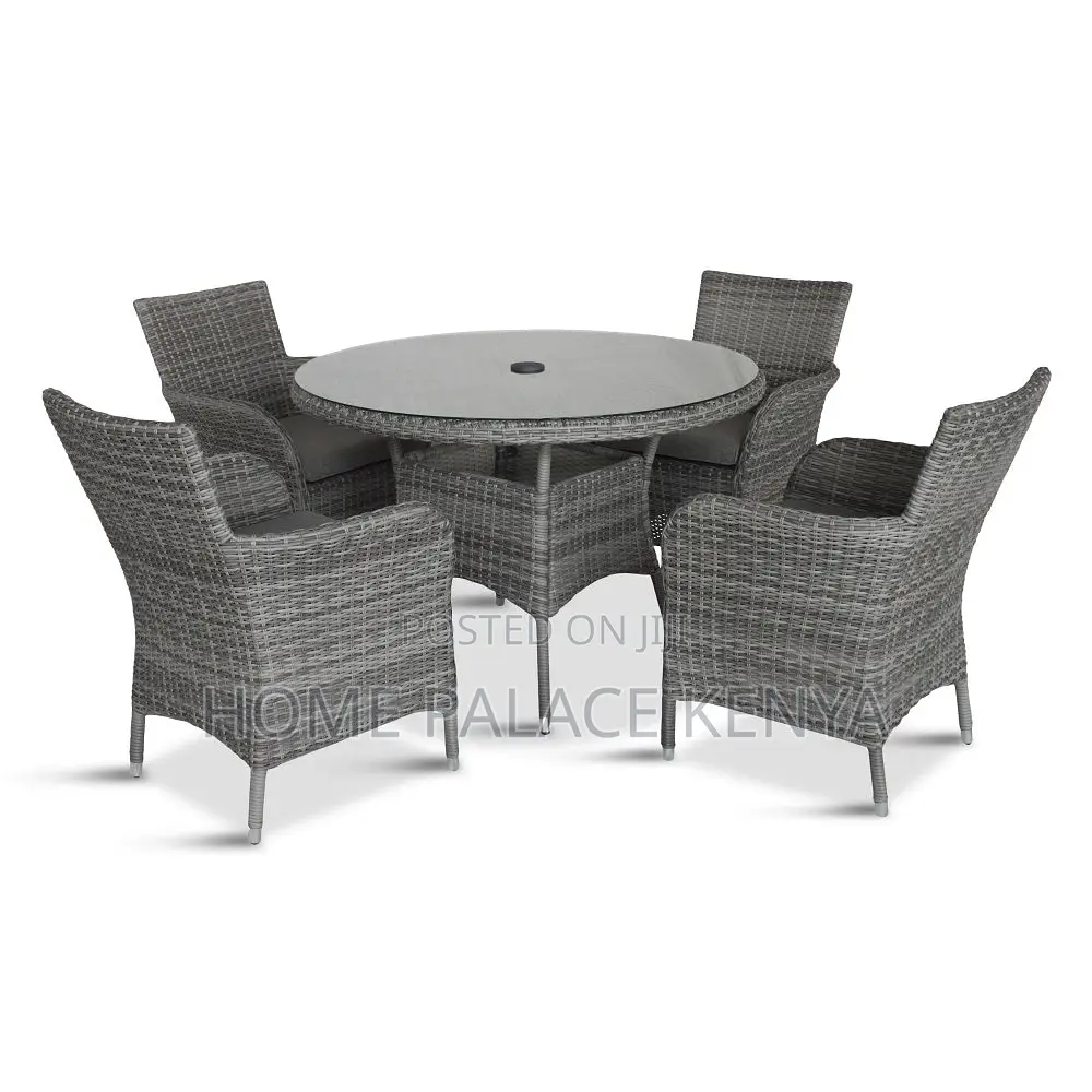 Outdoor Set; Premium Rattan 4-Person Outdoor Furniture Set