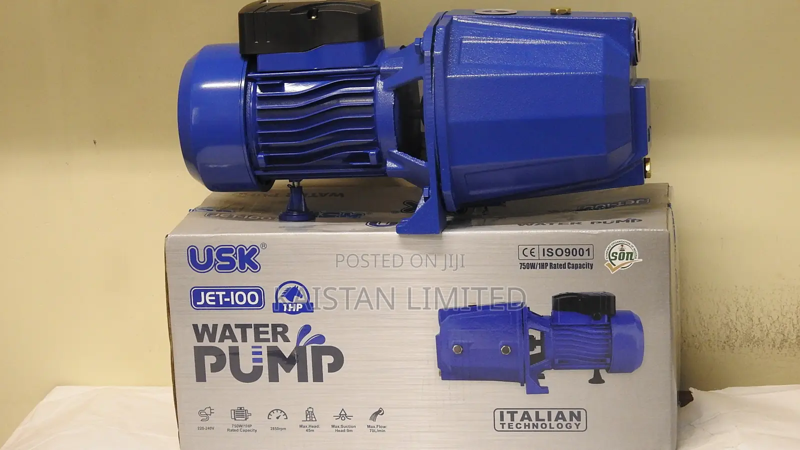 USK 1HP Electric Water Booster Pump – USK JET-100