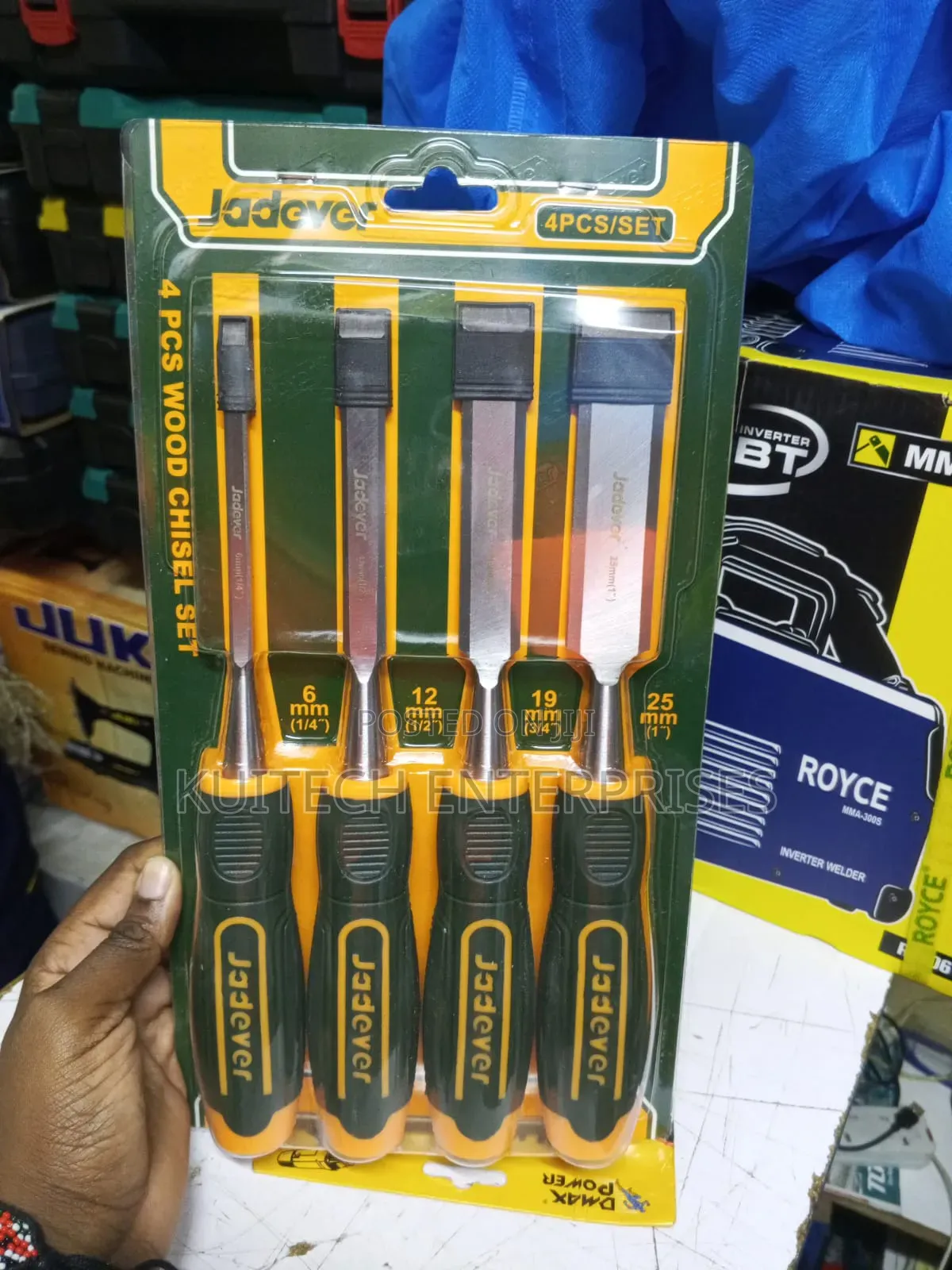 Wood Chisel Set /5pcsJadever Wood Chisel Set 6mm 12mm 19mm 25mm