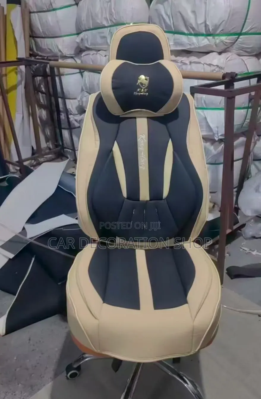 1crown Leather Seat Cover With Foam Pillow Cushions