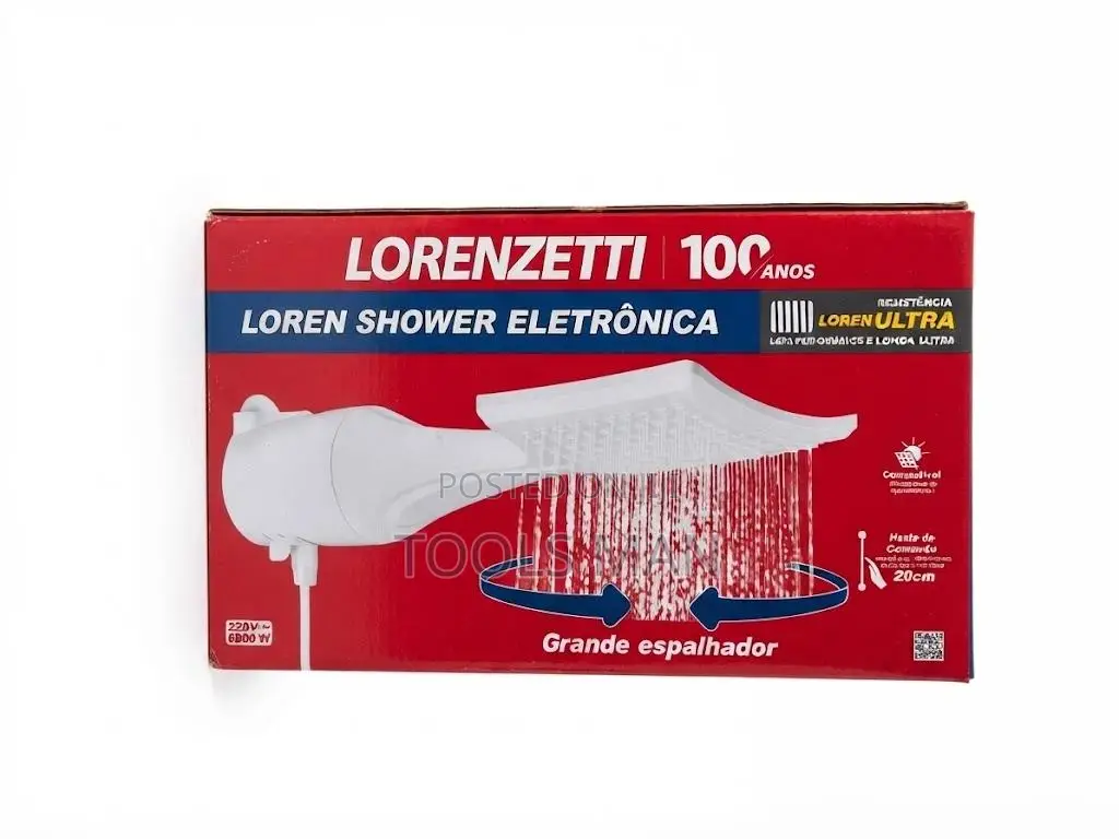 Lorenzetti Loren Shower Eletrônica 6000W Instant Electric Shower Head