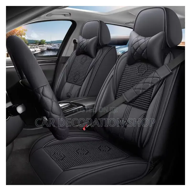 1crown Leather Seat Cover With Foam Pillow Cushions