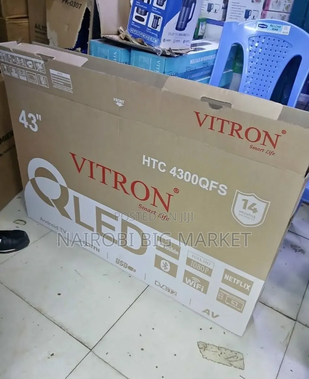 Vitron Qled 43 With 2 USB Pots