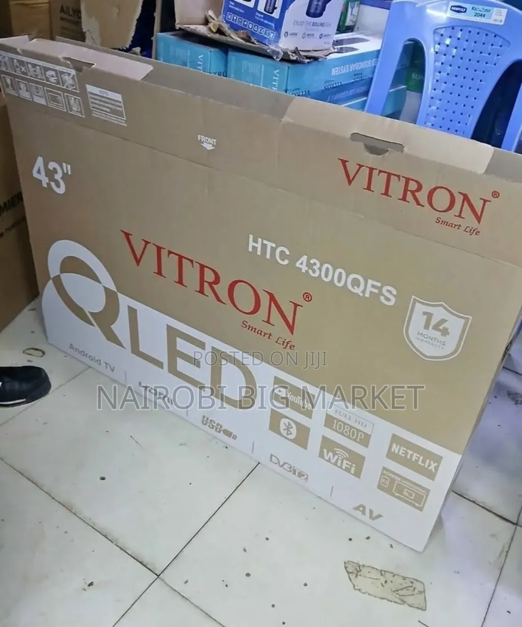 Vitron Qled 43 With 2 USB Pots