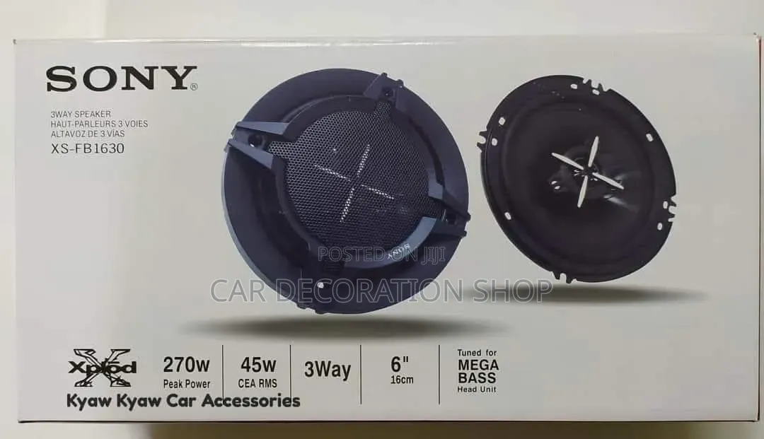 6" Sony Car Door Audio Upgrade Speakers in Pair