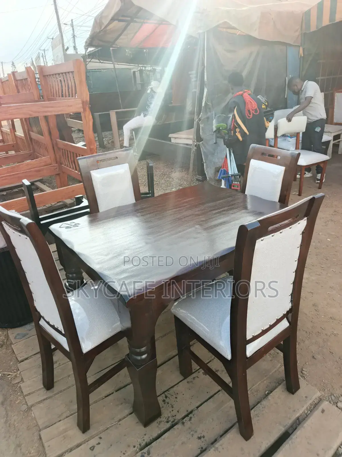 Mahogany Solid 4seater