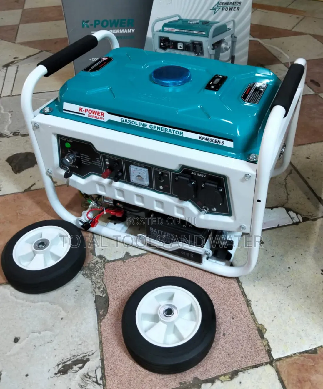 K-Power Gasoline Power Generator 3.8 Kva 240V Output