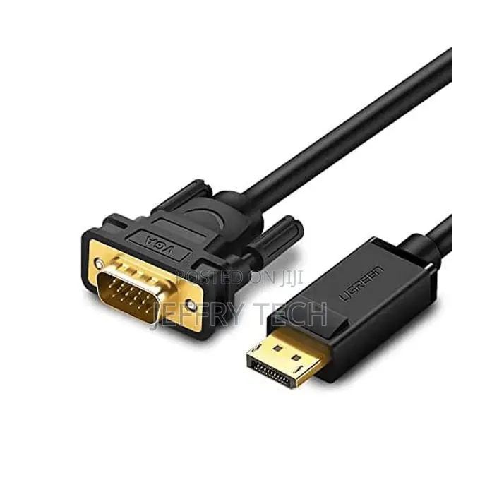 Ugreen DisplayPort to VGA Cable 1.5m (DP Male to VGA Male) – Full HD