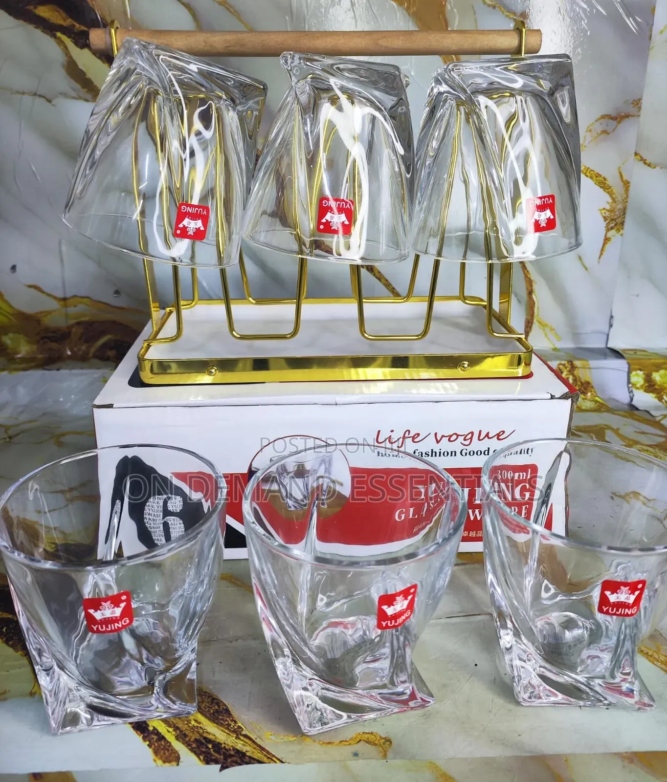 Whisky Glasses 
Life Vogue 
Home Fashions Good Quality