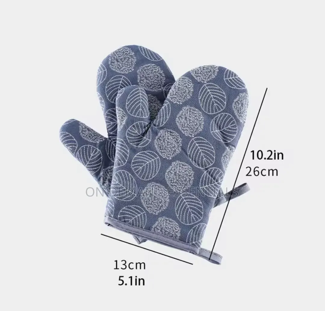 Heat Resistant Insulated Oven Gloves Plus Mittens