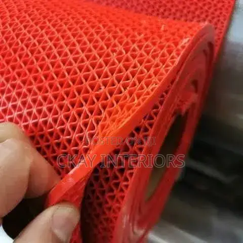 Comfort Underfoot With Added Safety Red and Green Perforated PVC