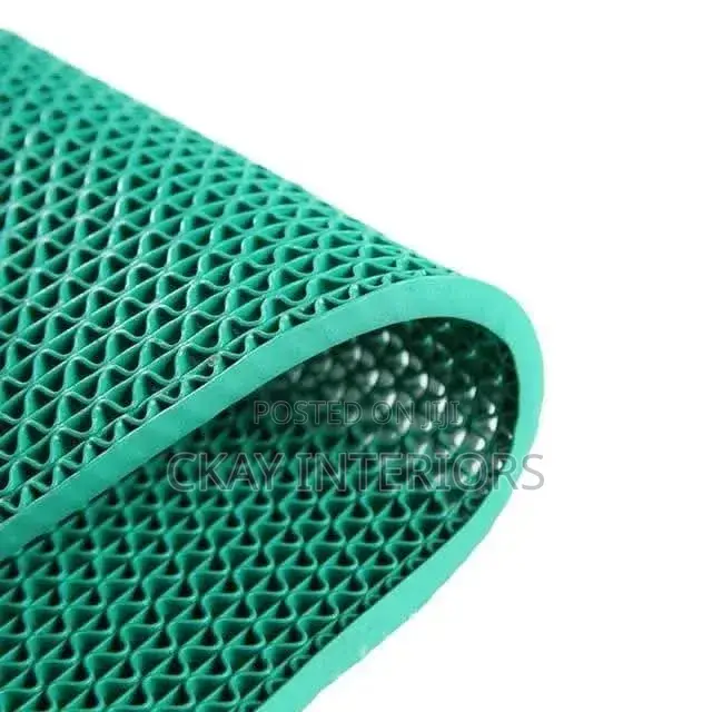 Comfort Underfoot With Added Safety Red and Green Perforated PVC