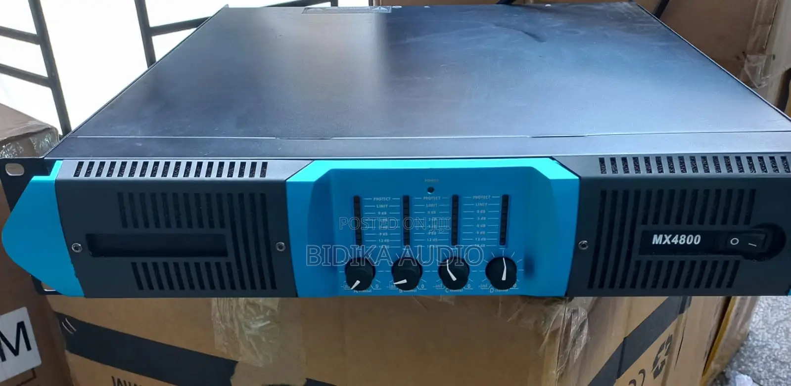Professional MX4800 4-Channel High-Power Audio Amplifier (4 X 1200W /