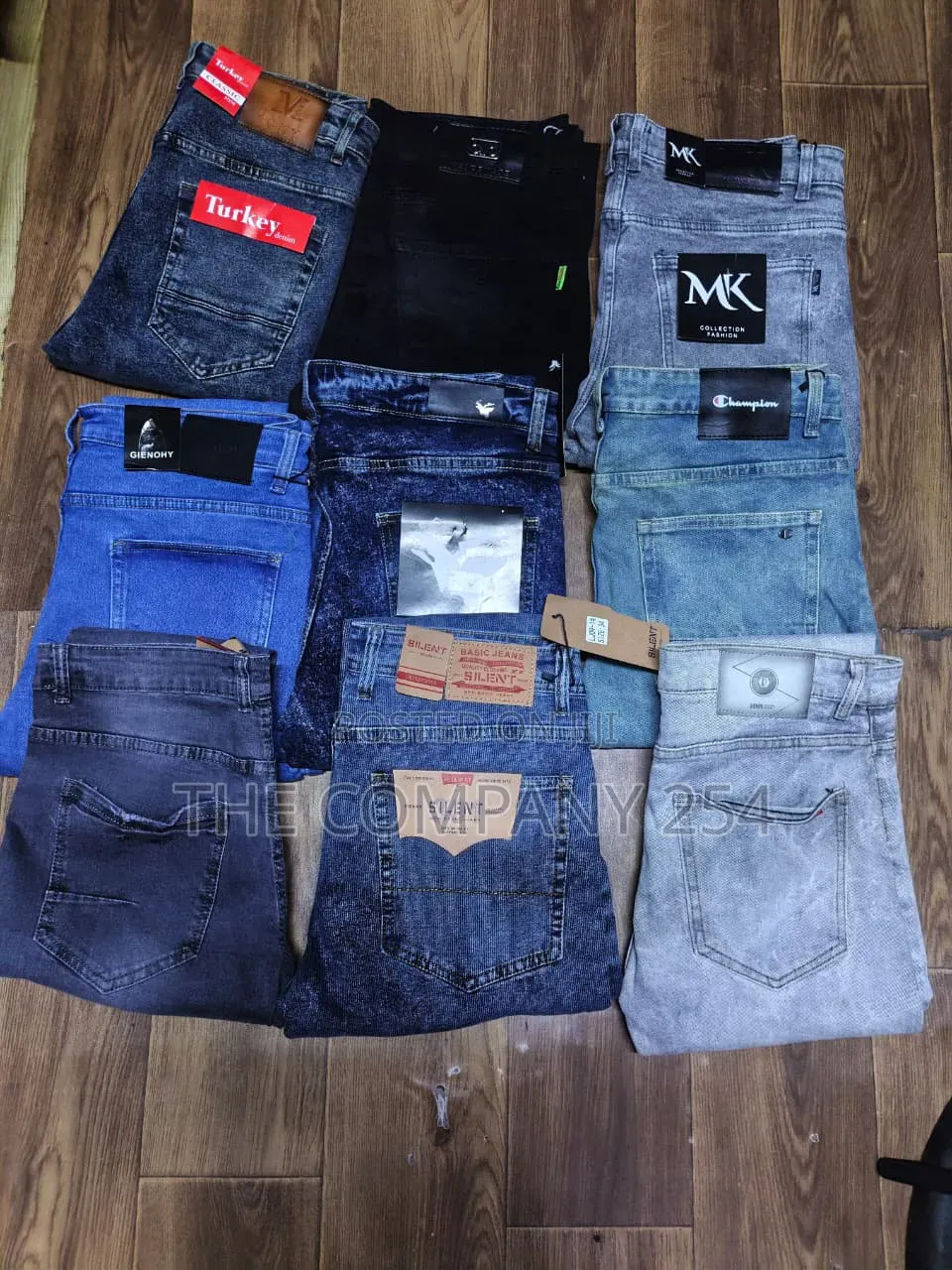 Quality Casual Washed Denim Slim Fit Trousers Pants