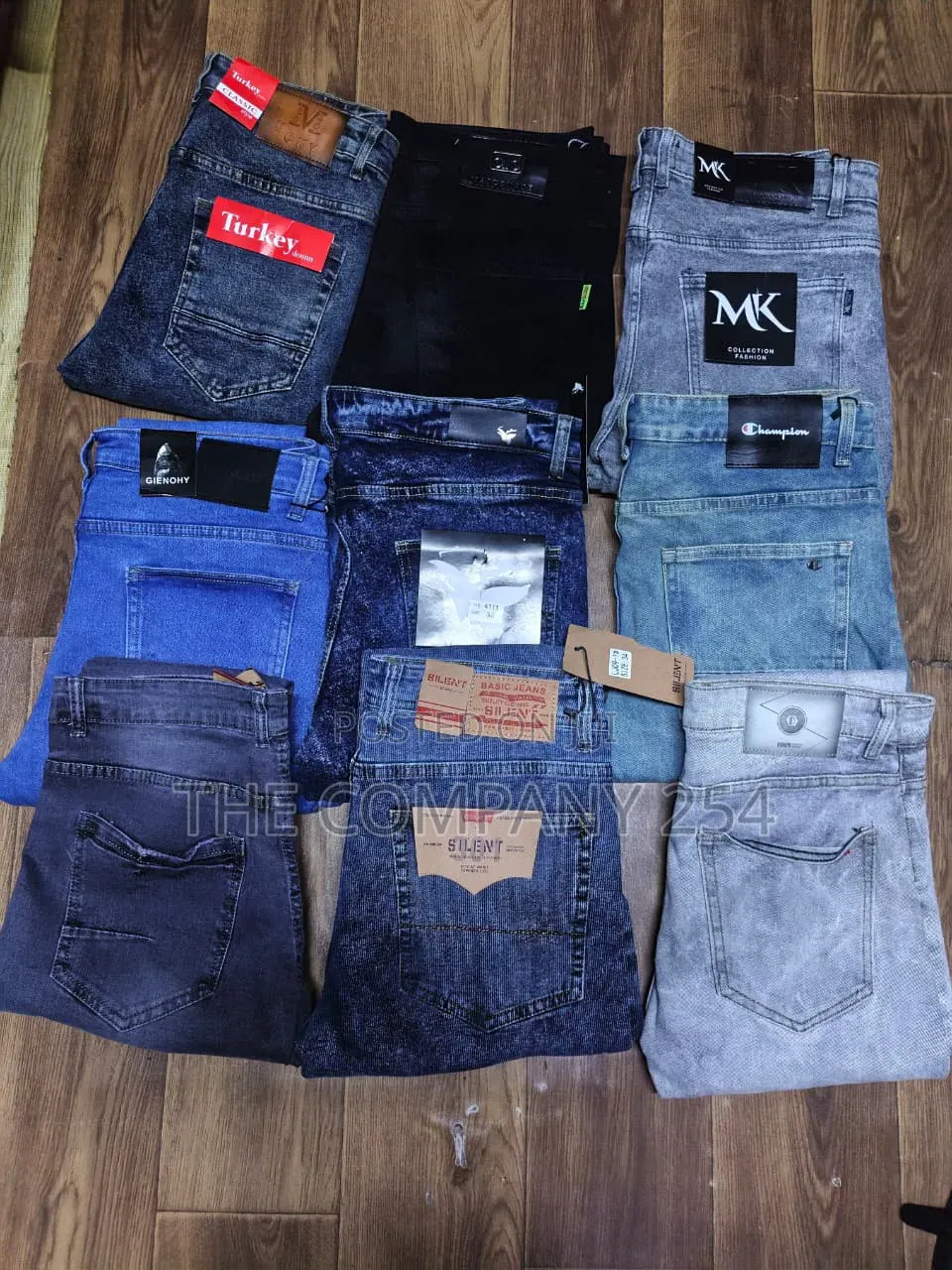 Quality Casual Washed Denim Slim Fit Trousers Pants