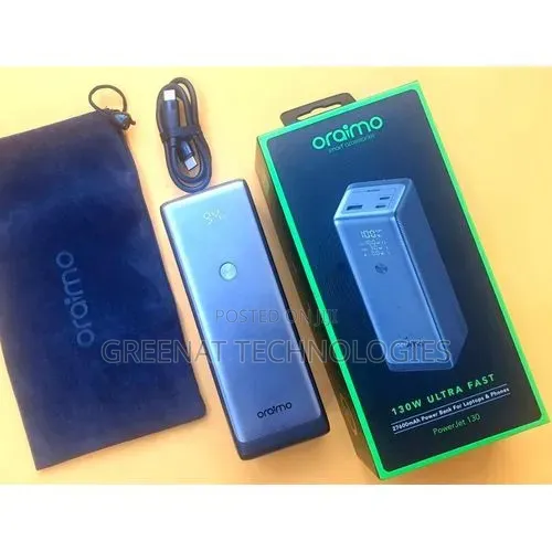 Oraimo PowerJet 130W 27600mAh Laptop Phone Fast Charging Power Bank