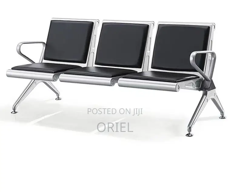 Office Waiting Bench : 3-Seater Visitor Bench
