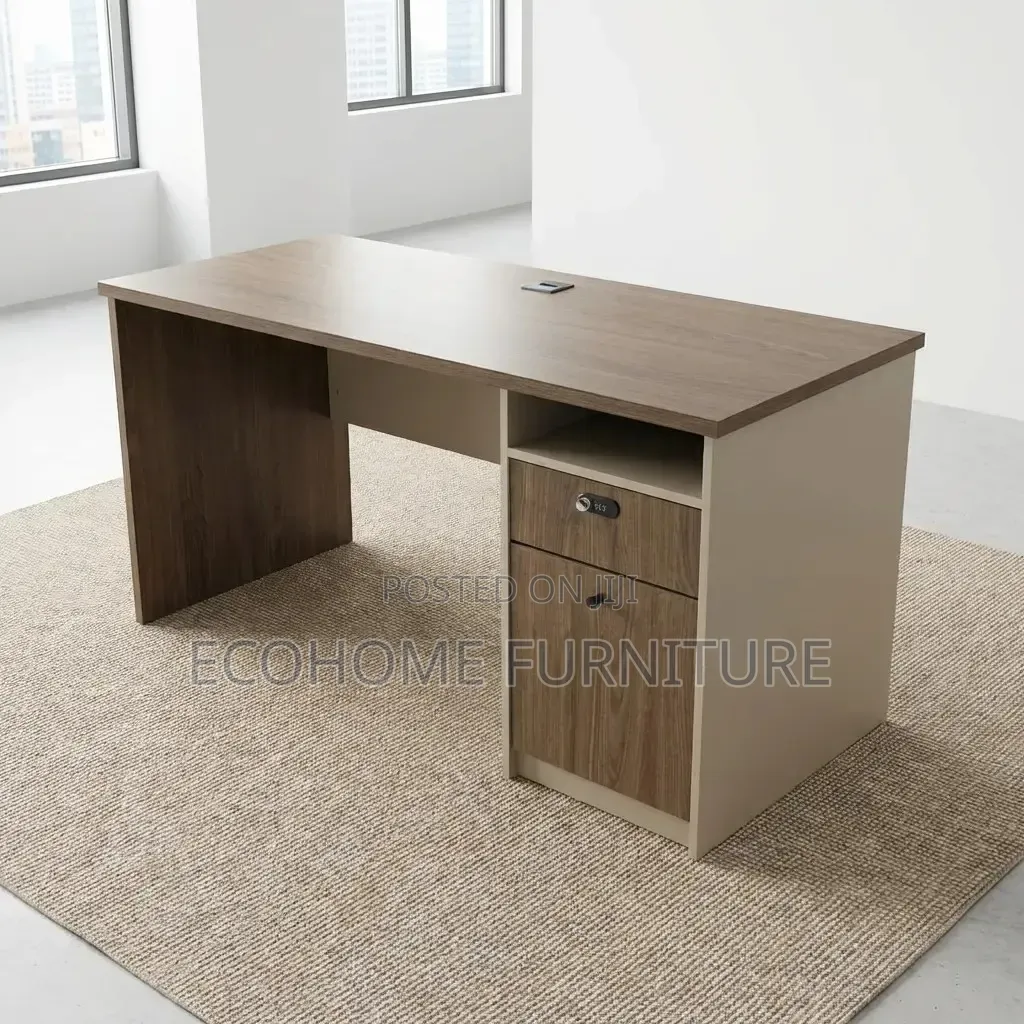 Office Desk. 1.4m Home and Office Desk With Drawers Lockable