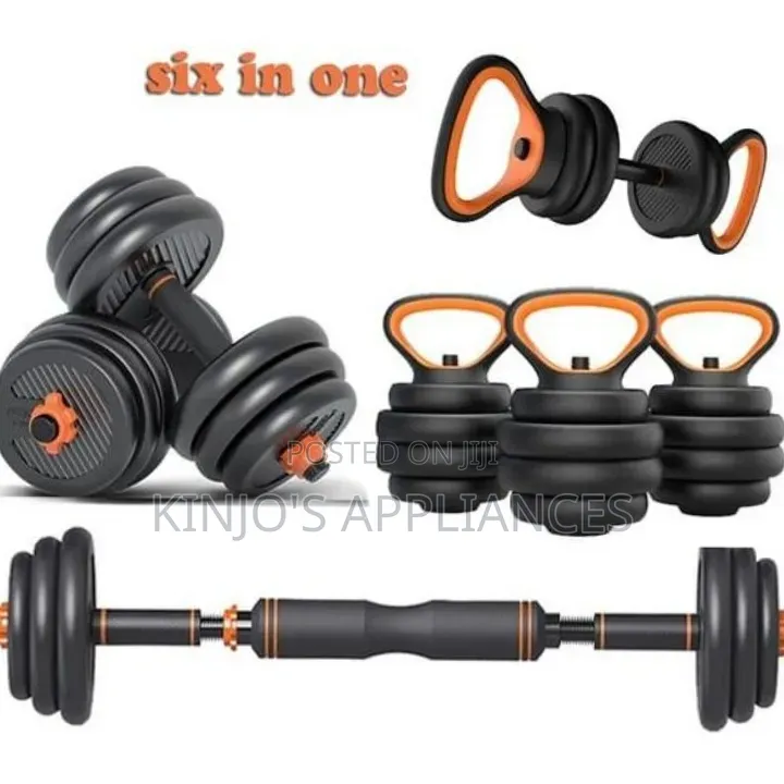 Euromax 50kg 6 in 1 Kettlebell/Barbell