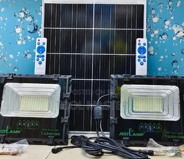 2-in-1 Solar Floodlights/Affordable 200W JSOT Solar Flood Light