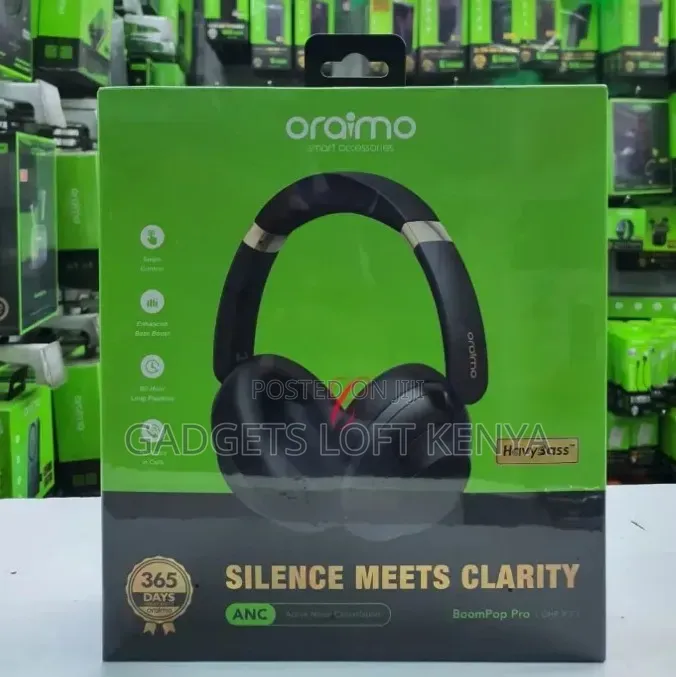 Oraimo *BoomPop PRO* OHP-917 Hybrid ANC Noise Cancellation Headphones