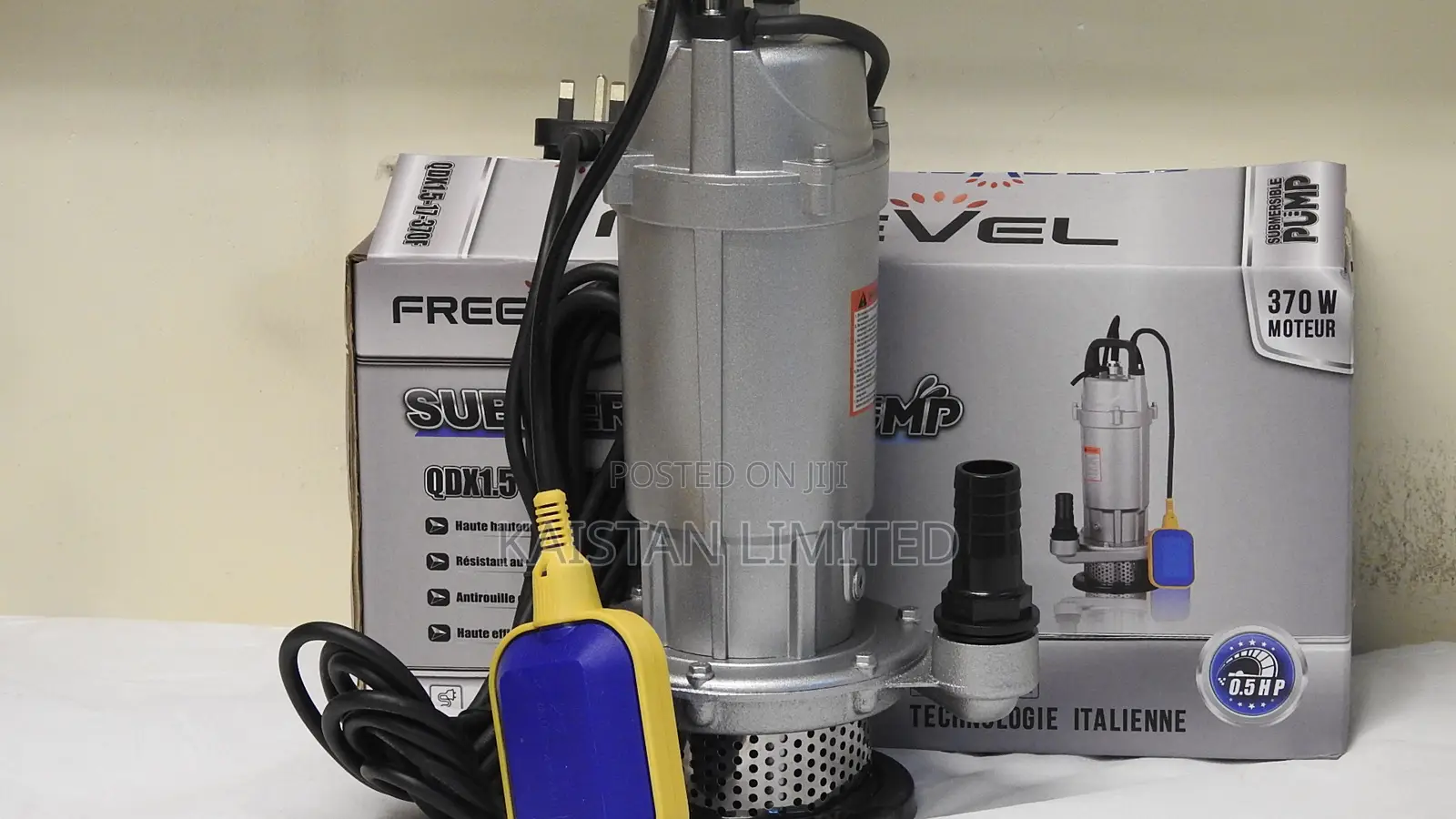 Freevel 0.5HP Submersible Pump 17M Head 6m3/H