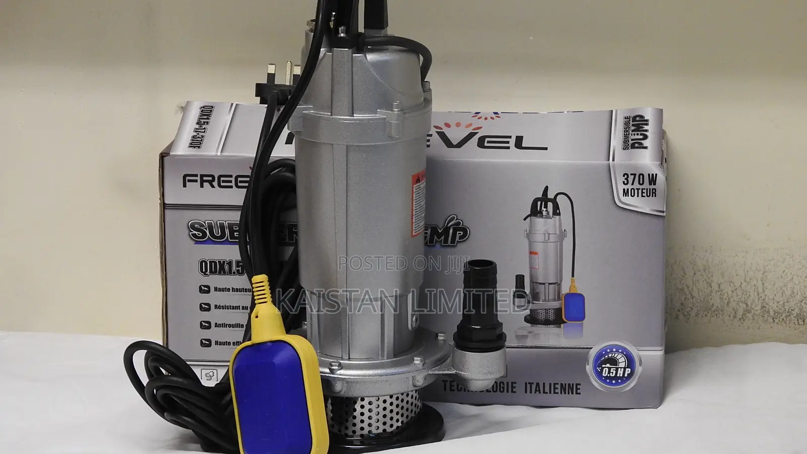 Freevel QDX1.5-17-370F 0.5HP Submersible Pump. Shallowell Water Pump