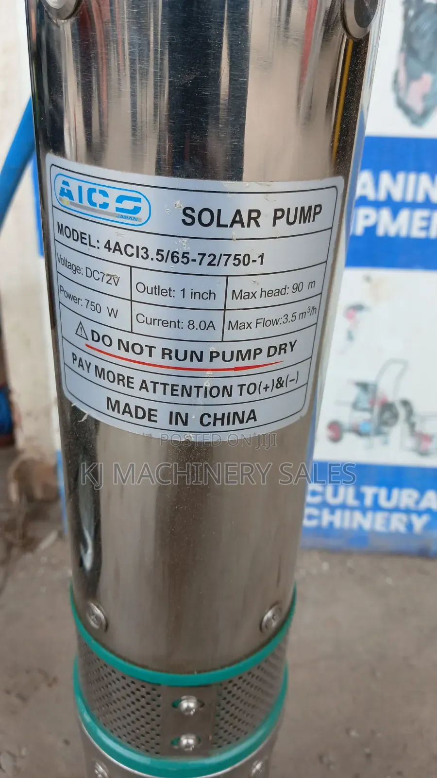 Solar Pump 90m Head