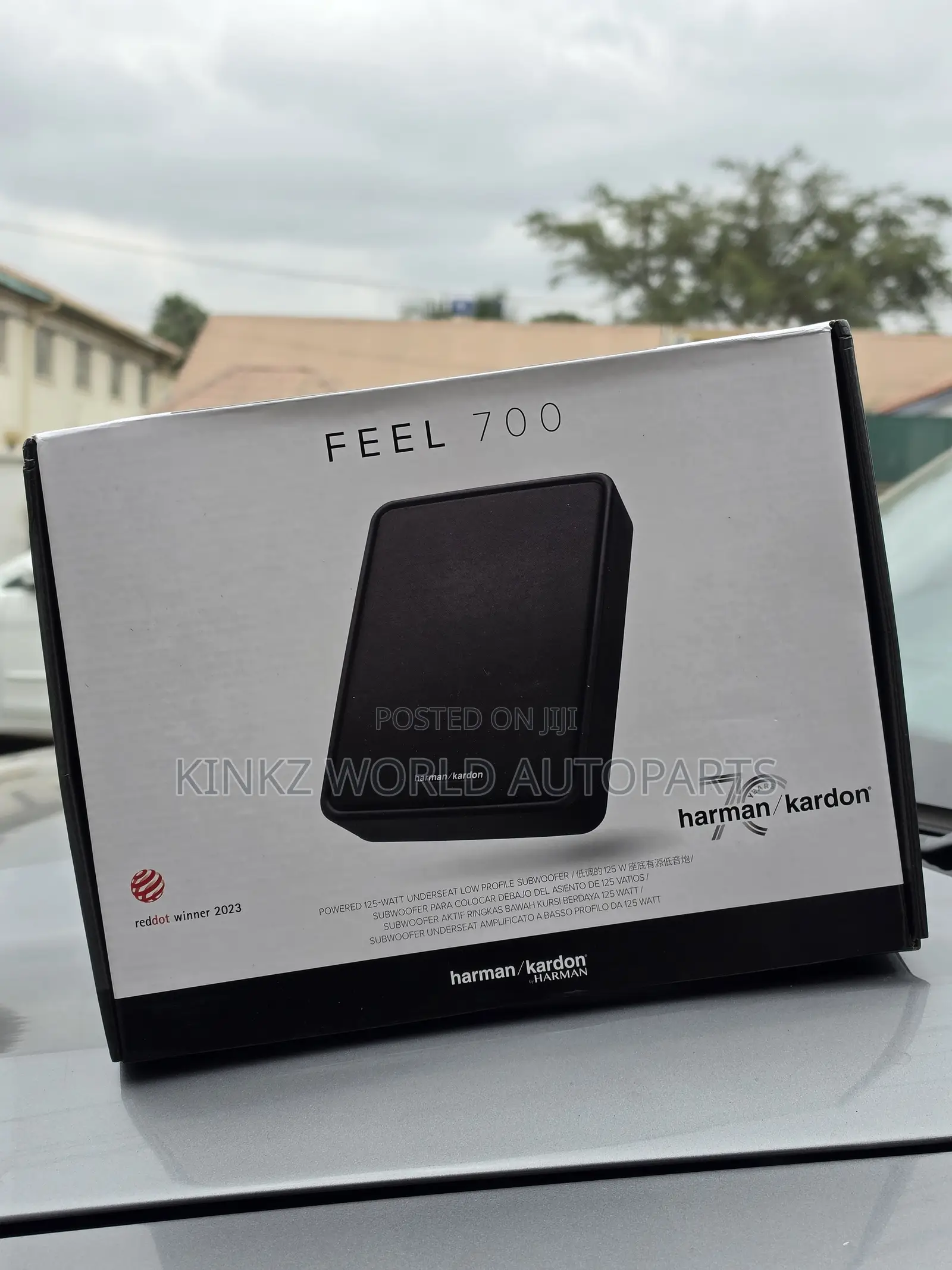 Harman Kardon Feel 700 Slim Active Underseat Subwoofer 125 Watt RMS