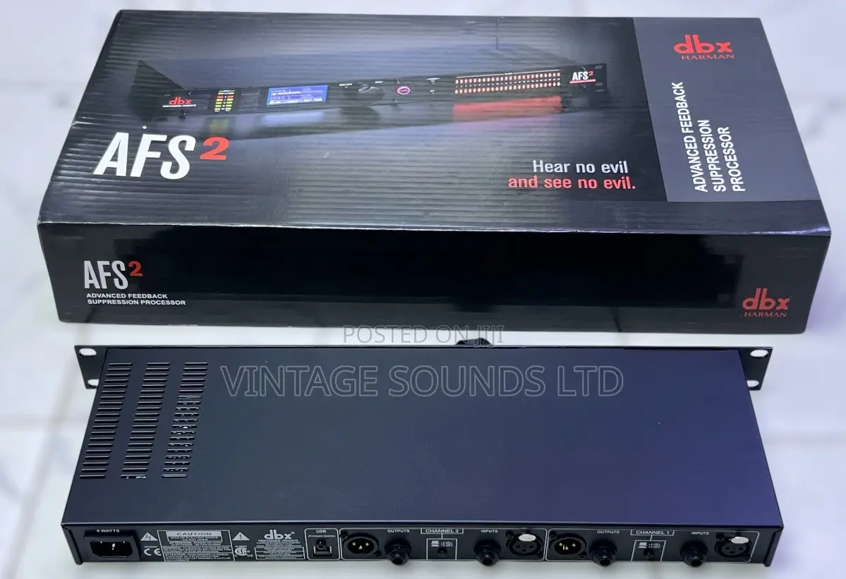 DBX AFS2 2-Channel Advanced Feedback Suppressor