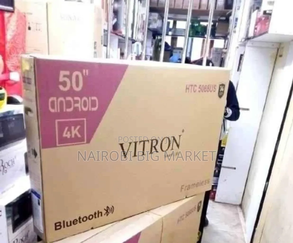 Bluetooth Enabled Vitron 50 Inch 4 K TV