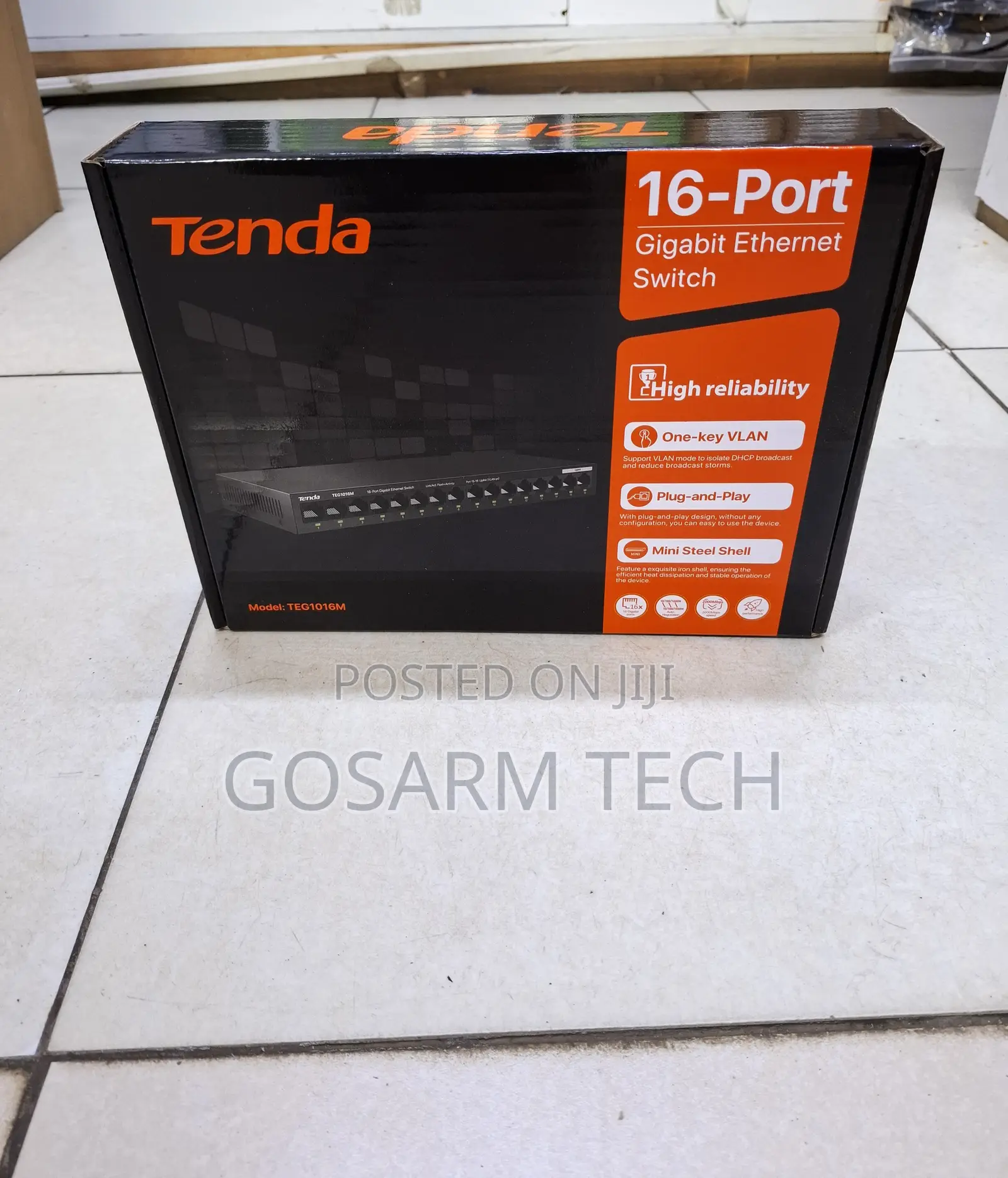 Tenda TEG1016M 16-Port Gigabit Ethernet Switch