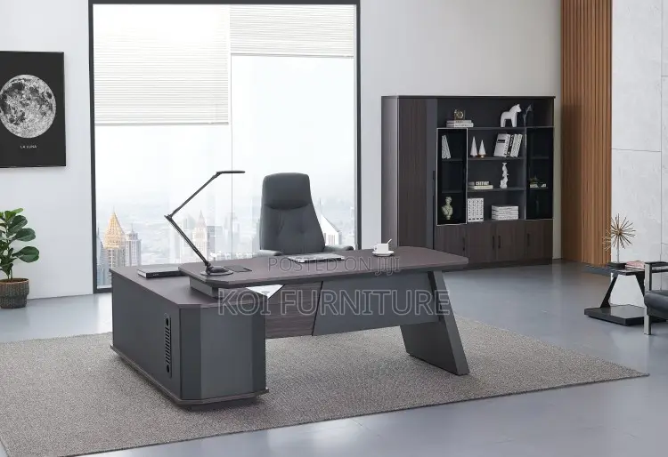Office Desk; Executive L Shaped Spacious Office Desk