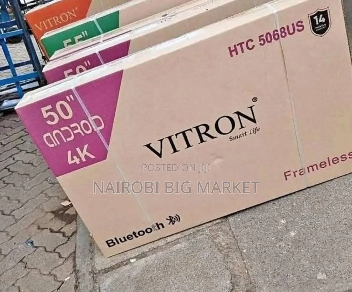 Bluetooth Enabled Vitron 50 Inch 4 K TV