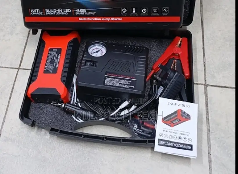 Car Jump Starter With LED Torch and USB Charging