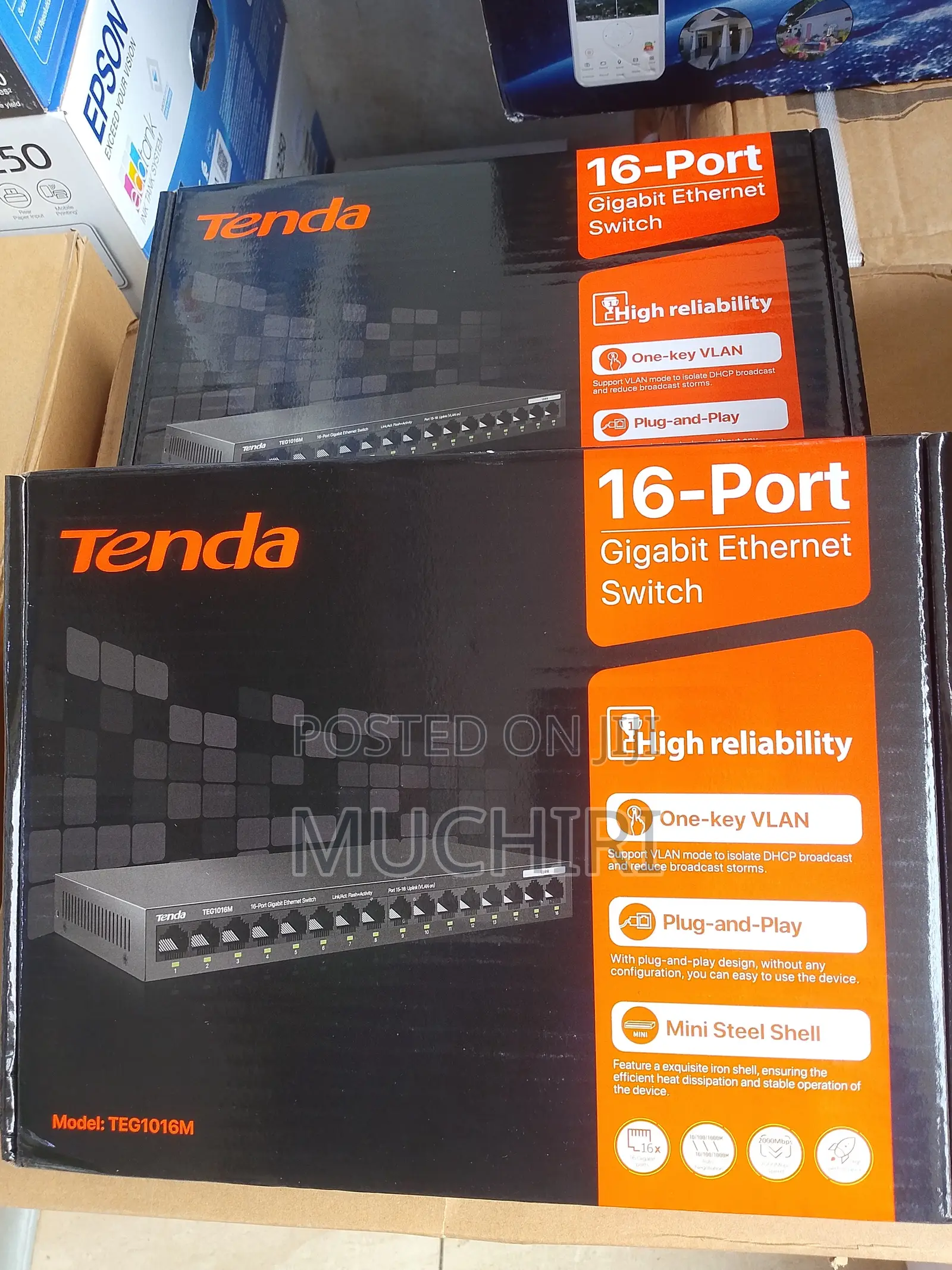 Tenda TEG1016M 16 Ports Gigabit Ethernet Network Switch