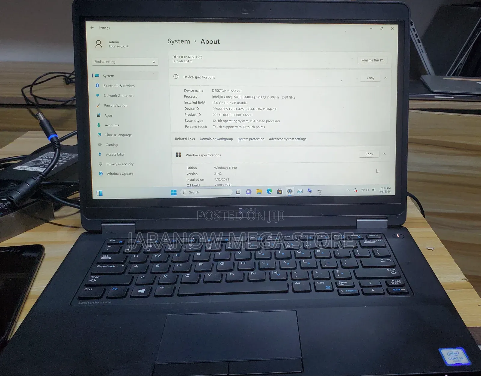 Laptop Dell Latitude E5440 16GB Intel Core i5 SSD 6T