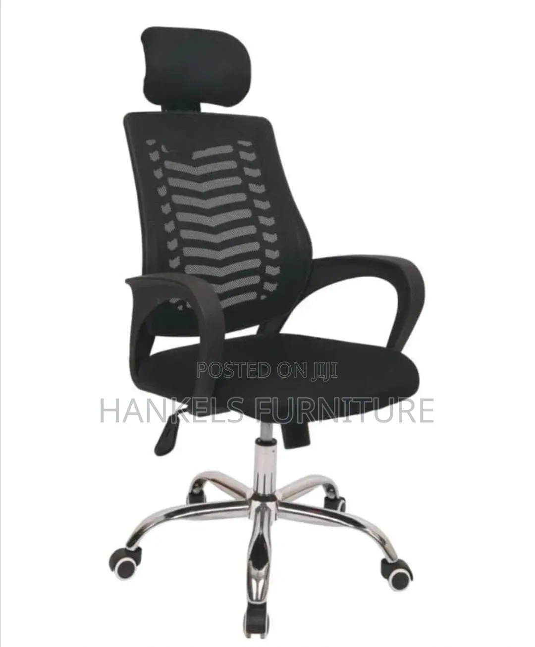 Swivel Office Chair With Headrest – Adjustable Executive Chair