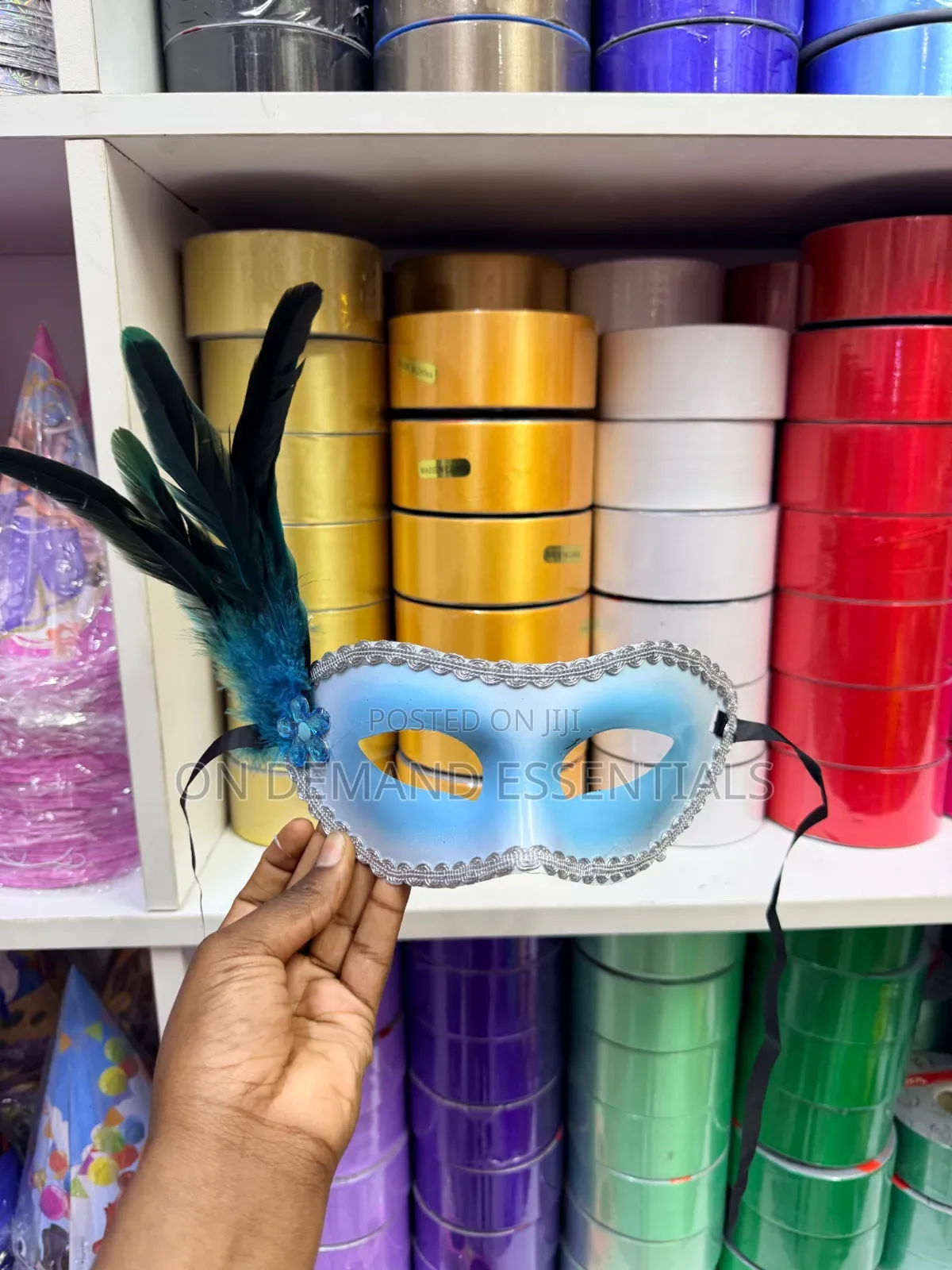 Feather Masquerade Mask