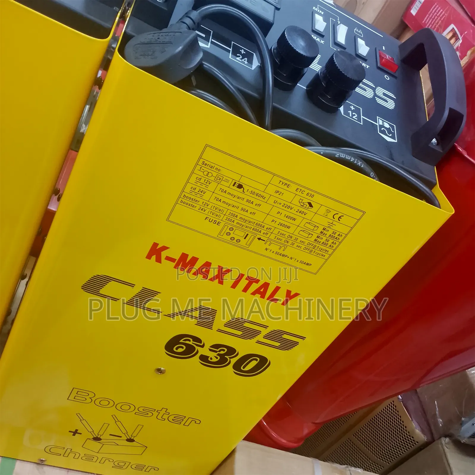 High Valued 630 Ah K-Max Italy Booster Charger / Best Battery Charger