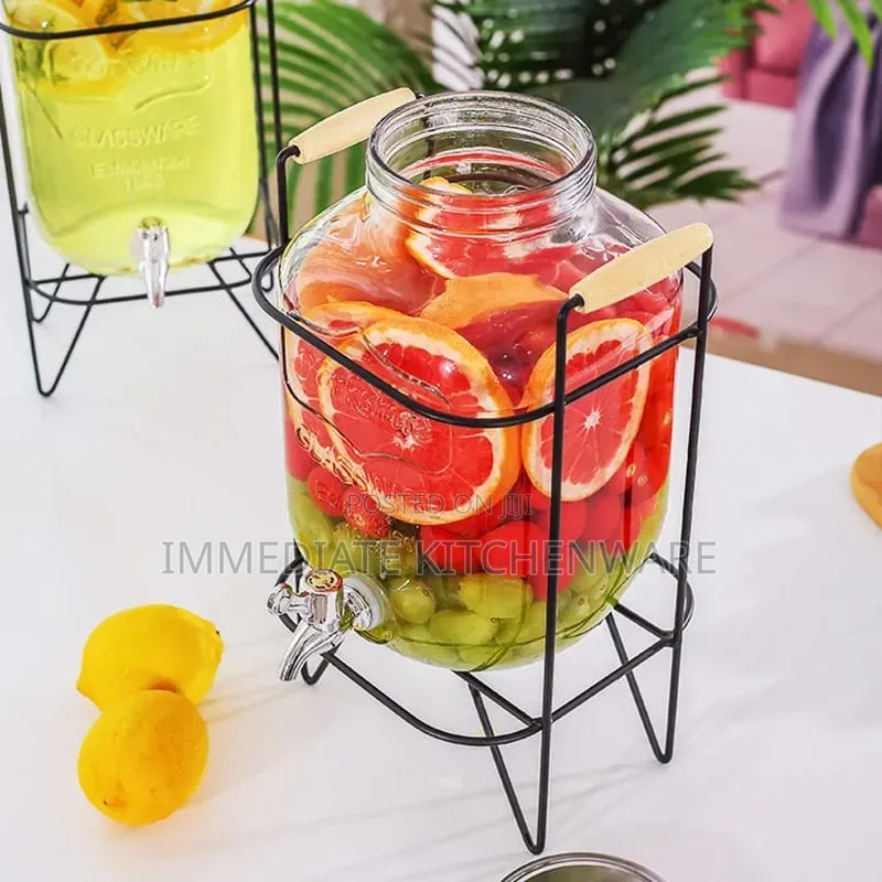 Glass Juice Dispenser