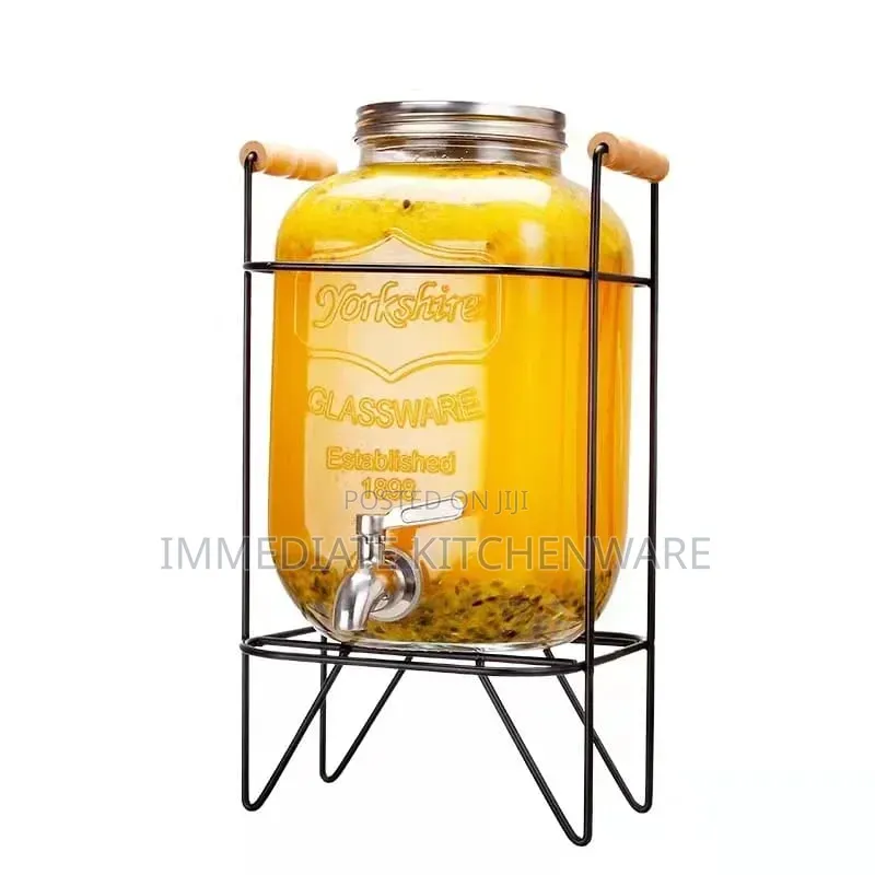 Glass Juice Dispenser