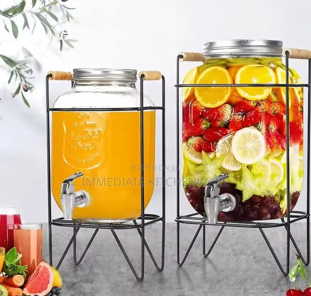Glass Juice Dispenser