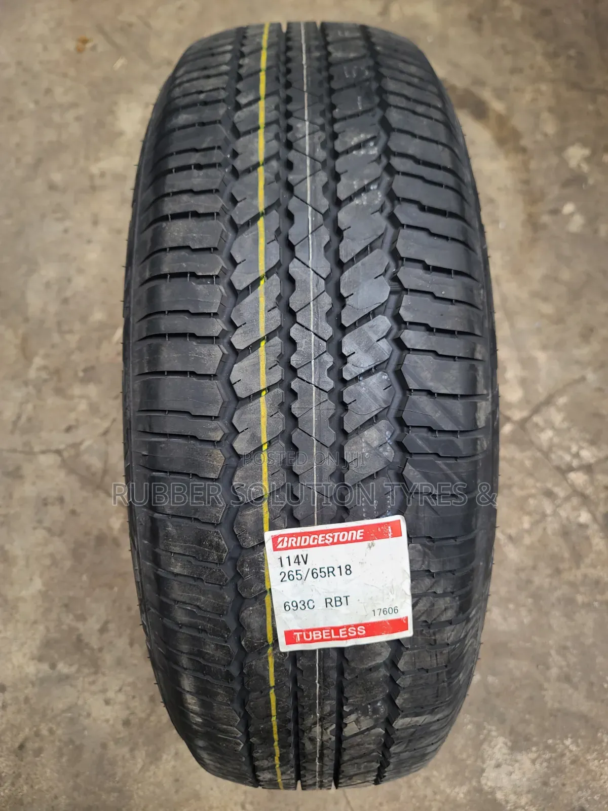 265 /65 R18 Bridgestone Tyres 114v 693c RBT