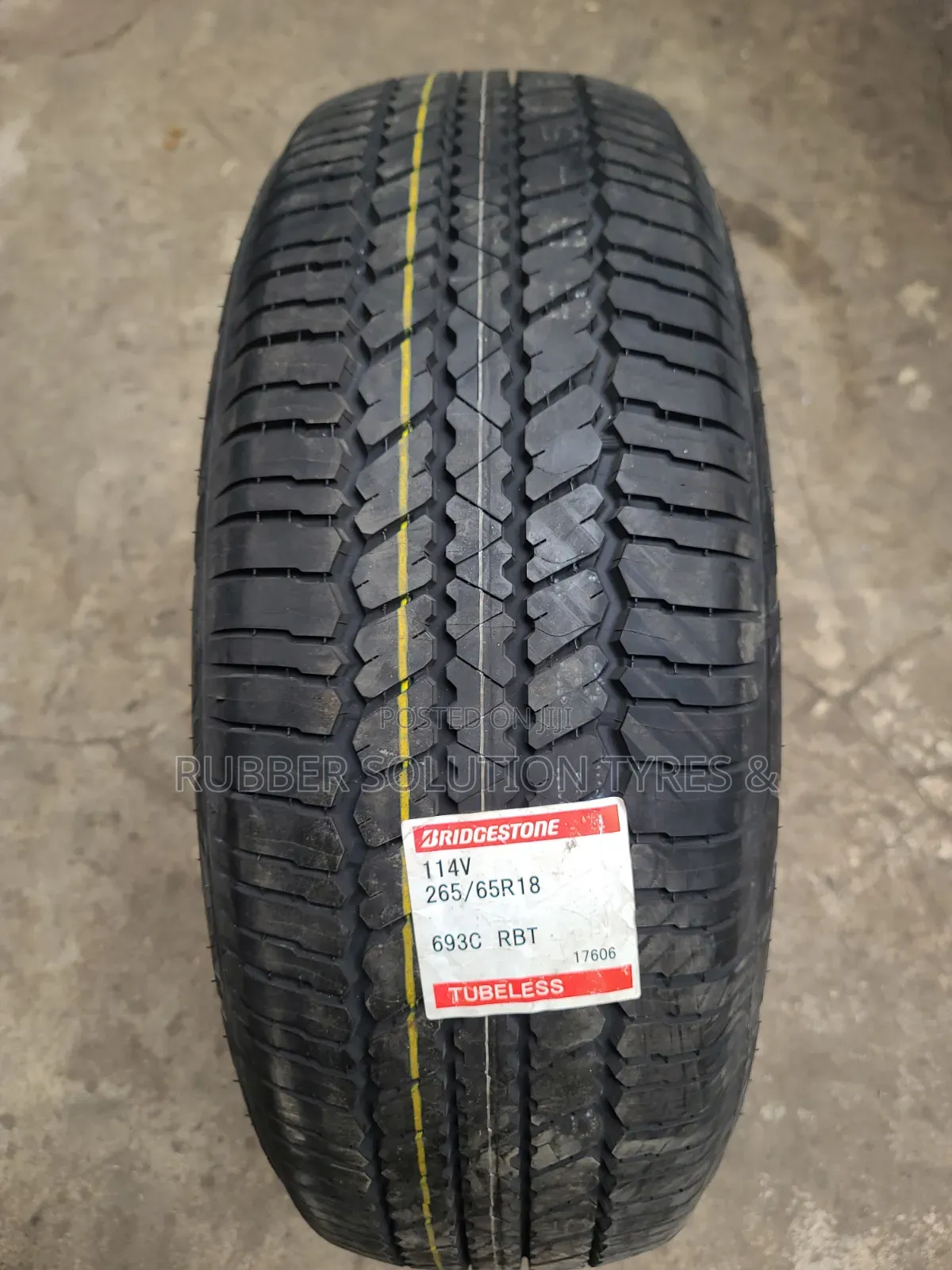 265 /65 R18 Bridgestone Tyres 114v 693c RBT